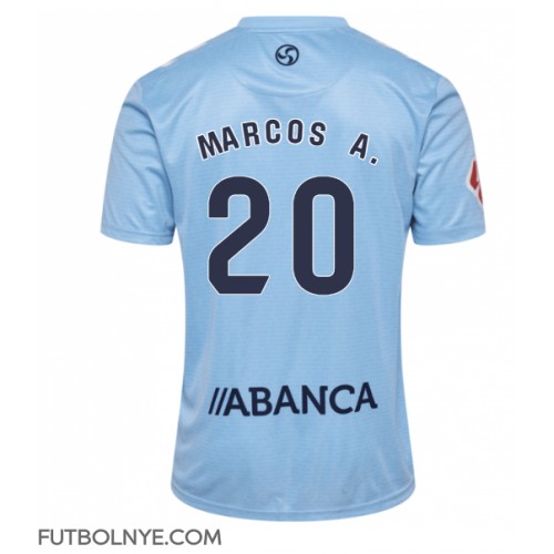 Camiseta Celta Vigo Marcos Alonso #20 Primera Equipación 2024-25 manga corta